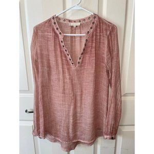 Ladies Gilded Intent VNeck Top Medium